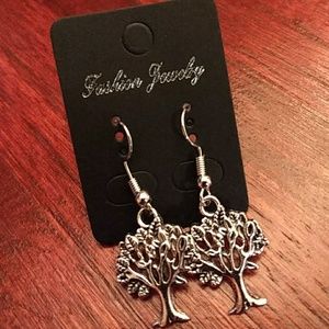 Tree charmed earrings